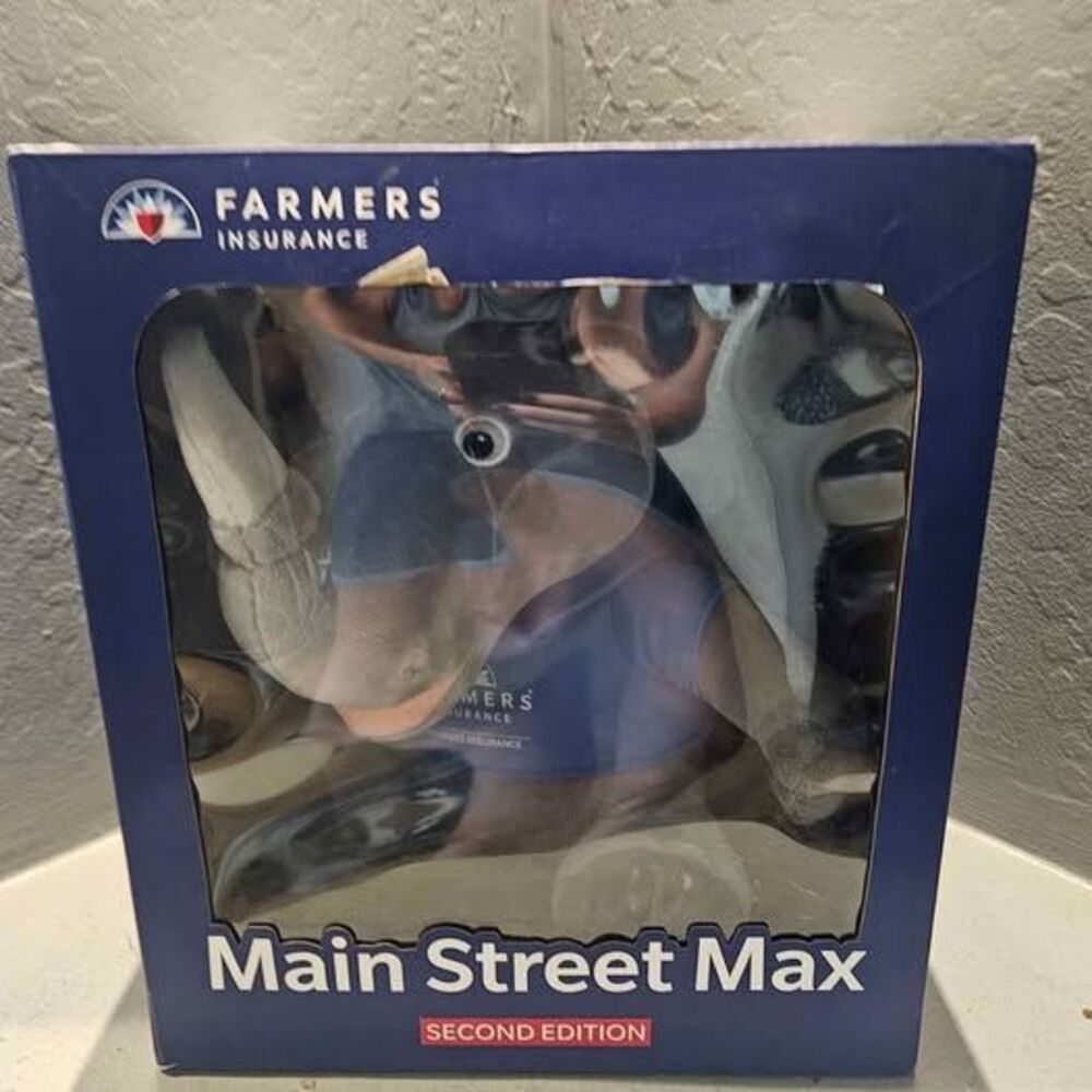 Farmers Insurance Main Street Max Plush Rhino Second Edition Not Sold in Stores